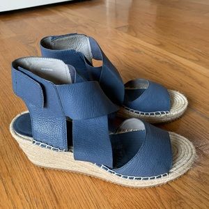 Eileen Fisher Espadrille Wedge Sandal sz9